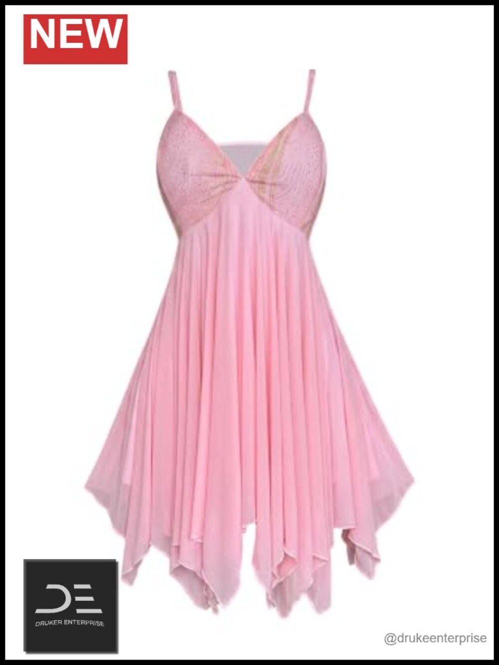 Plus Size Rhinestone Asymmetrical Flowy Party Dress V Neck Sleeveless